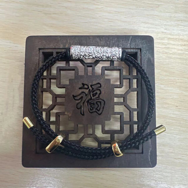 Tibet Handmade Tai Sui Rope Protection Strength Braided Bracelet - 图片 7