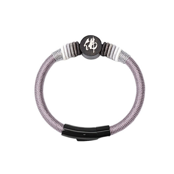 Buddha Stones Buddha Character Ebony Handcrafted Rope Bracelet - 图片 10