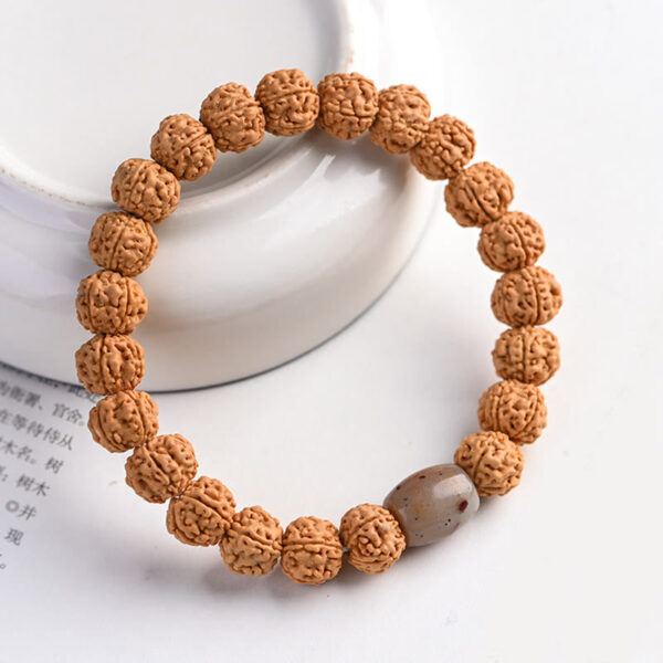 Tibet Rudraksha Bodhi Seed Wealth Auspiciousness Bracelet - 图片 18
