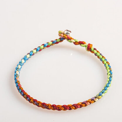 Buddha Stones 'May you be blessed with peace and safety in all four seasons' Lucky Multicolored Bracelet - 图片 3