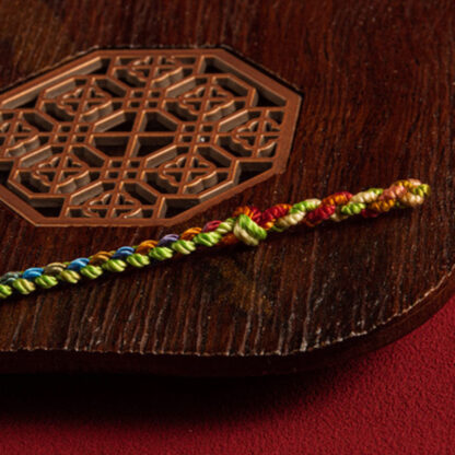Buddha Stones 'May you be blessed with peace and safety in all four seasons' Lucky Multicolored Bracelet - 图片 8