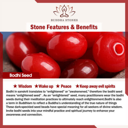 Buddha Stones Bodhi Seed Cyan Jade Copper Peace Luck Bracelet - 图片 13