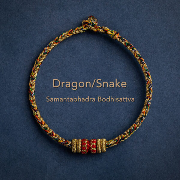 Buddha Stones Tibet Handmade Chinese Zodiac Natal Buddha Luck Strength Braided String Bracelet - 图片 16