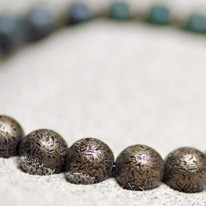 Buddha Stones Tibetan Cyan Bodhi Seed Copper Success Bracelet - 图片 8