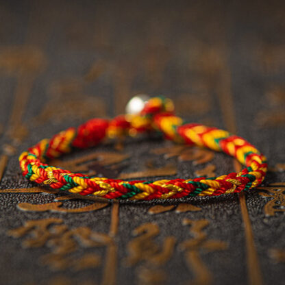 Buddha Stones 'May you be good fortune and success' Lucky Multicolored Bracelet - 图片 7