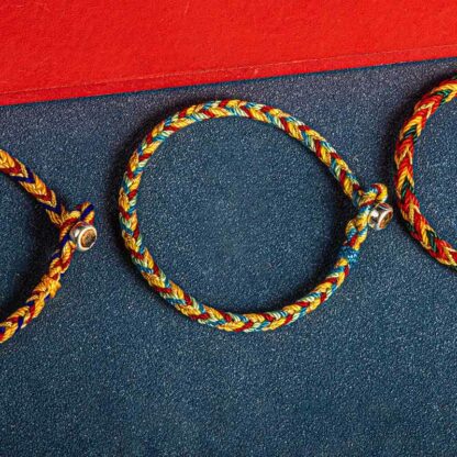 Buddha Stones 'May you be safe and sound all year round' Lucky Multicolored Bracelet - 图片 5