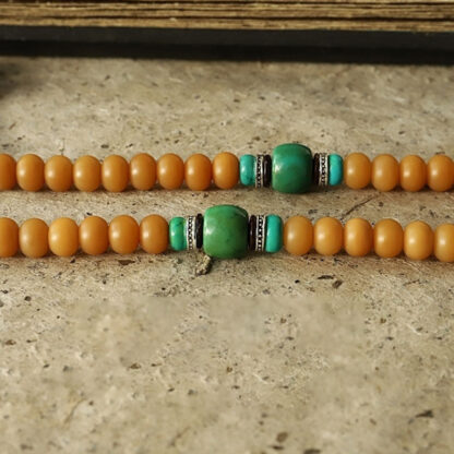Tibet 108 Mala Beads Bodhi Seed Bagua Vajra Wealth Bracelet - 图片 10