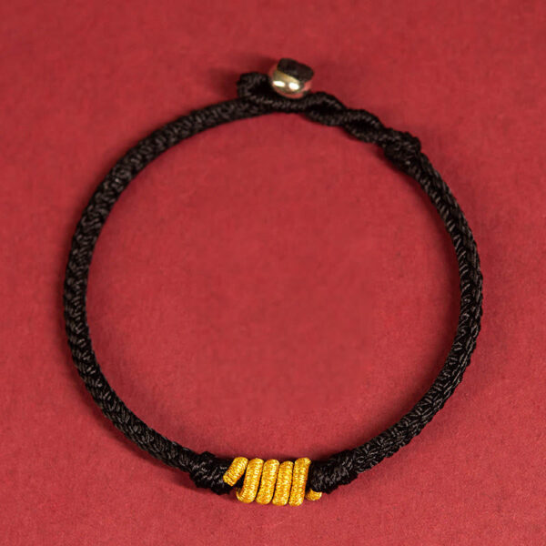 Handcrafted King Kong Knot Luck Protection Braid Rope Bracelet - 图片 11