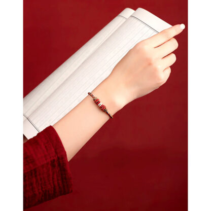 Buddha Stones Handmade Dunhuang Color Luck Braid String Bracelet - 图片 9
