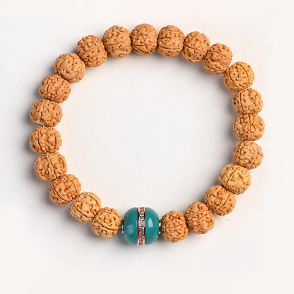 Tibet Rudraksha Bodhi Seed Wealth Auspiciousness Bracelet - 图片 29