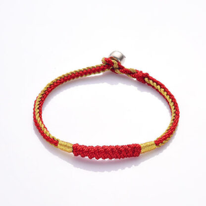 Buddha Stones Tibetan Handmade Braid Luck String Protection Bracelet - 图片 5