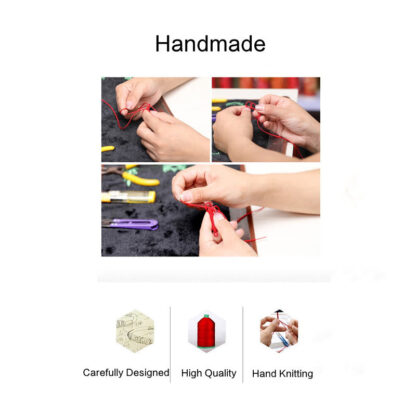 Buddha Stones Tibetan Handmade Multicolored Thread King Kong Knot Strength Braid String Bracelet - 图片 9