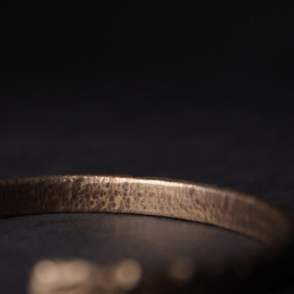 Buddha Stones Simple Design Copper Wealth Cuff Bracelet - 图片 11