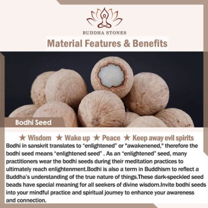 Buddha Stones Tibetan Yak Bone Om Mani Padme Hum Strength Bracelet - 图片 8