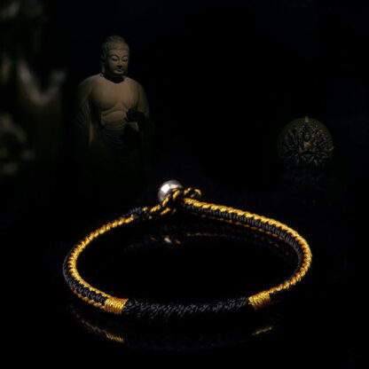Buddha Stones Tibetan Handmade Braid Luck String Protection Bracelet - 图片 7