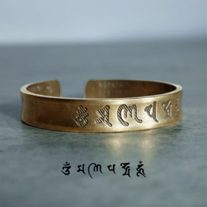 Buddha Stones Tibetan Buddha Mantra Bracelet - 图片 2