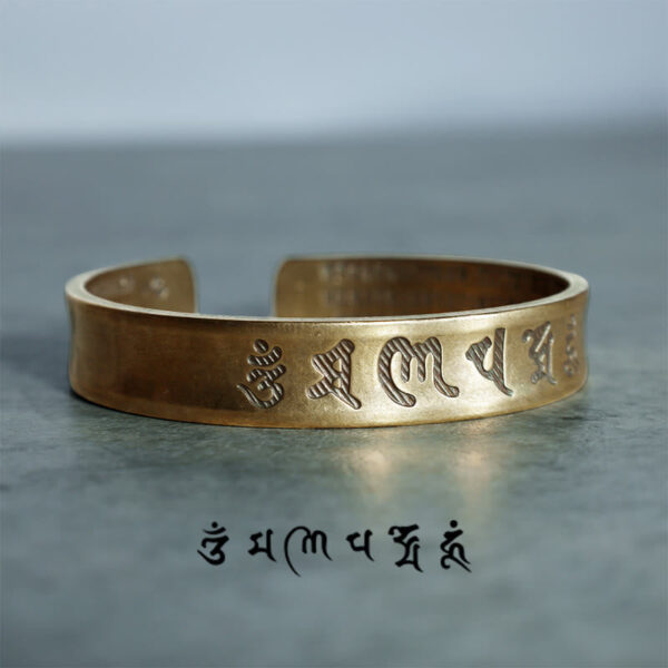 Buddha Stones Tibetan Buddha Mantra Bracelet - 图片 2