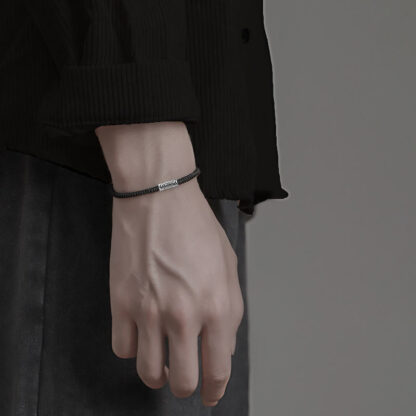 Tibet Koi Fish Wealth Black String Bracelet - 图片 7