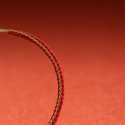 Buddha Stones Handmade Chinese Zodiac Rabbit Rooster Rat Horse Dragon Protection Braid String Bracelet - 图片 7