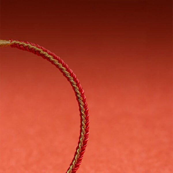 Buddha Stones Handmade Chinese Zodiac Rabbit Rooster Rat Horse Dragon Protection Braid String Bracelet - 图片 7