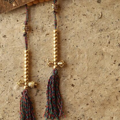 Tibet 108 Mala Beads Bodhi Seed Bagua Vajra Wealth Bracelet - 图片 9