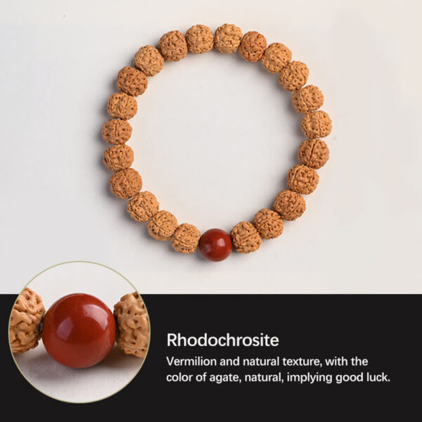 Tibet Rudraksha Bodhi Seed Wealth Auspiciousness Bracelet - 图片 14