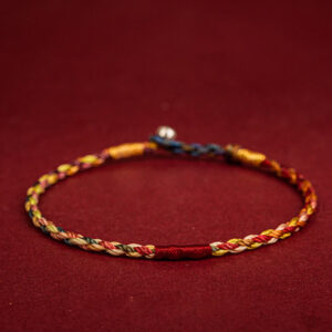 Buddha Stones Handmade Five Color Thread Luck Couple Child Adult Bracelet
