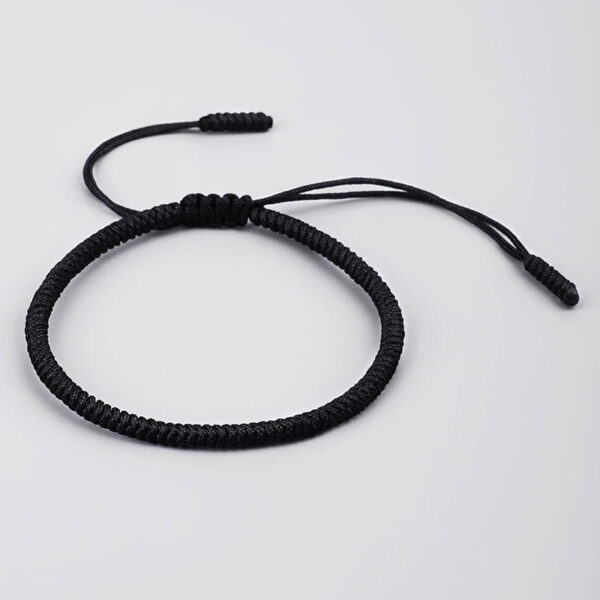 Buddha Stones Tibetan 3Pcs King Kong Knot Handcrafted Amulet Strength Bracelet - 图片 7