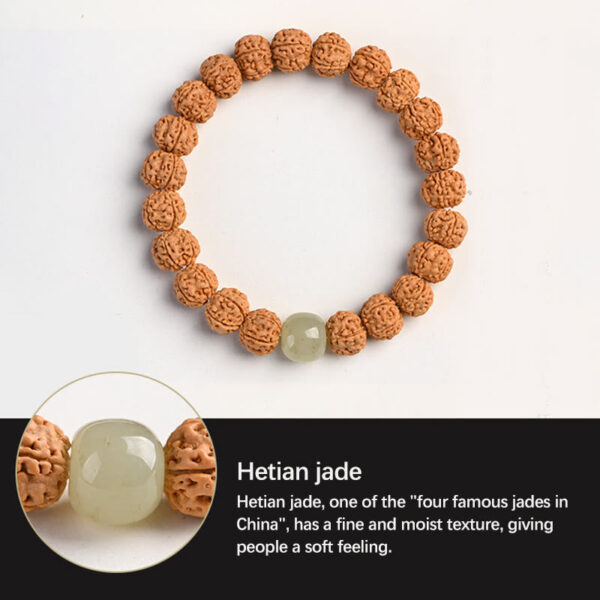 Tibet Rudraksha Bodhi Seed Wealth Auspiciousness Bracelet - 图片 21