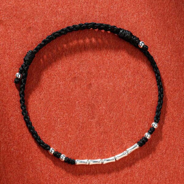Tibet Handmade Multicolored Bamboo Protection Braided String Bracelet - 图片 14