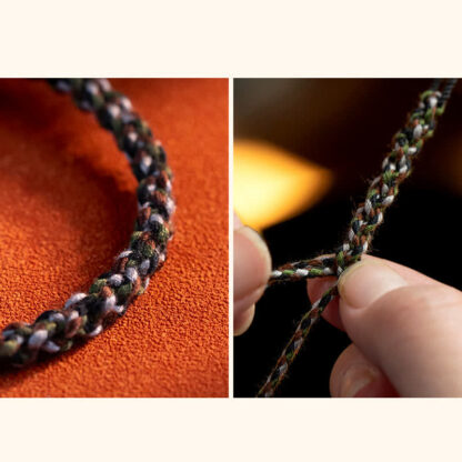 990 Sterling Silver Tibetan Handmade Amber Steelyard Weight Wish Protection Bracelet - 图片 14