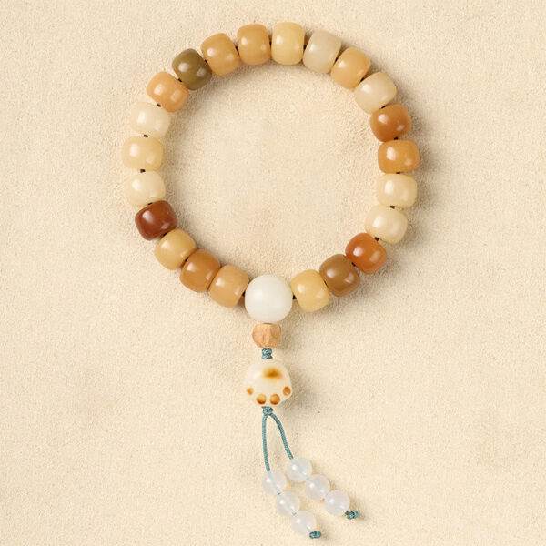 Natural Bodhi Seed The Lord of the Corpse Forest Om Mani Padme Hum Wisdom Bracelet - 图片 18
