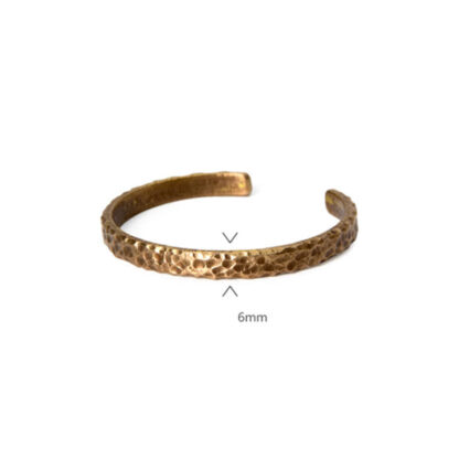 Buddha Stones Lava Rock Stone Copper Balance Cuff Bracelet Bangle - 图片 23