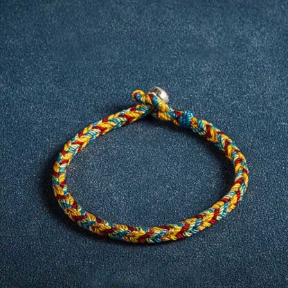 Buddha Stones 'May you be safe and sound all year round' Lucky Multicolored Bracelet - 图片 4