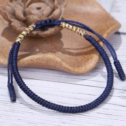 Buddha Stones 3 PCS Tibetan Copper Beads Healing Protection Luck Bracelet Set - 图片 7