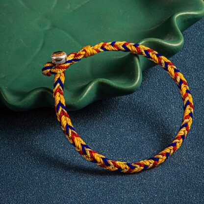 Buddha Stones 'May you be safe and sound all year round' Lucky Multicolored Bracelet - 图片 8