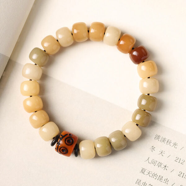 Natural Bodhi Seed The Lord of the Corpse Forest Om Mani Padme Hum Wisdom Bracelet - 图片 14
