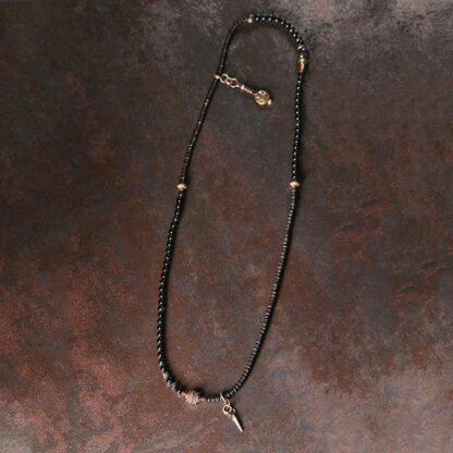Buddha Stones Rainbow Obsidian Ebony Wood Copper Positive Multilayer Bracelet - 图片 10