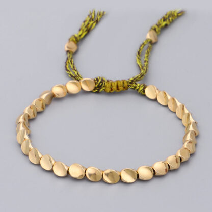 Tibetan Copper Beads Healing Luck Bracelet - 图片 14