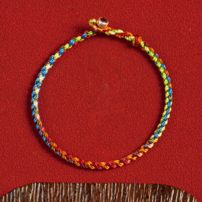 Buddha Stones 'May you be blessed with peace and safety in all four seasons' Lucky Multicolored Bracelet - 图片 15