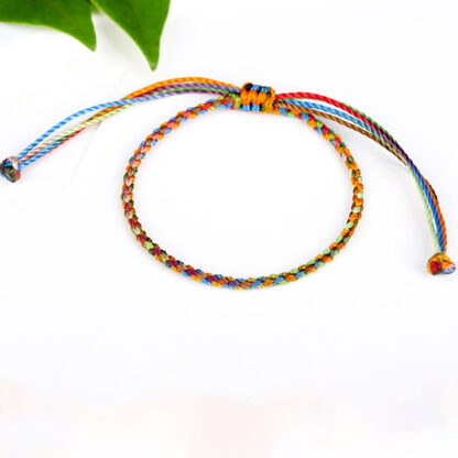 Buddha Stones 'May all your wishes come true' Lucky Multicolored Bracelet - 图片 10