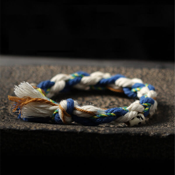 Buddha Stones Tibetan Zakiram Goddess of Wealth Bead Engraved Handmade Luck Bracelet - 图片 7