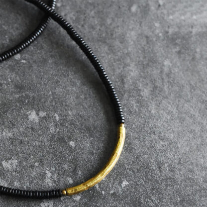 Ebony Wood Copper Balance Multilayered Bracelet - 图片 12