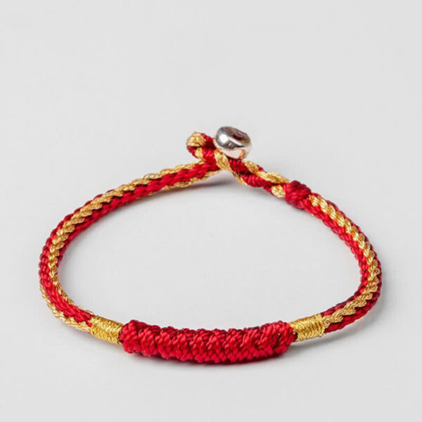 Buddha Stones Tibetan Handmade Braid Luck String Protection Bracelet - 图片 4