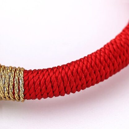 Buddha Stones Tibetan Handmade Colorful King Kong Knot Five Elements Luck Braid String Bracelet - 图片 9