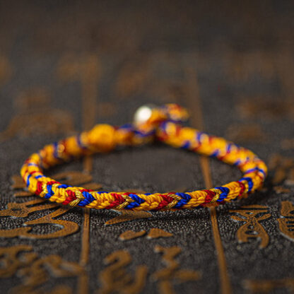 Buddha Stones 'May you be good fortune and success' Lucky Multicolored Bracelet