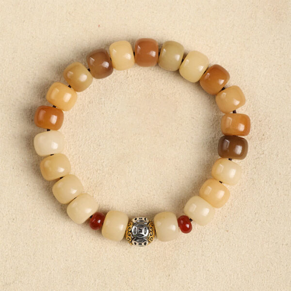 Natural Bodhi Seed The Lord of the Corpse Forest Om Mani Padme Hum Wisdom Bracelet - 图片 9