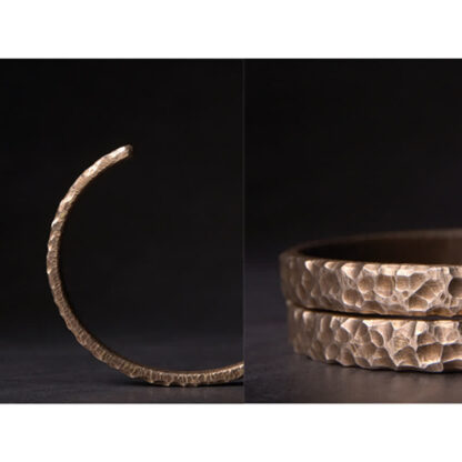 Buddha Stones Lava Rock Stone Copper Balance Cuff Bracelet Bangle - 图片 20