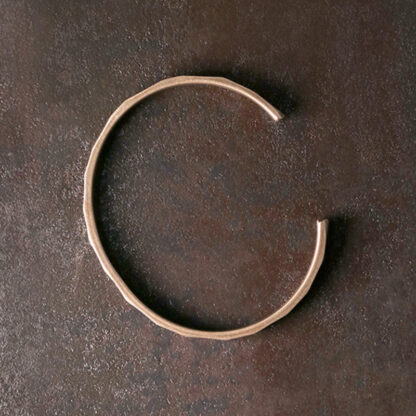Buddha Stones Vintage Rustic Design Copper Wealth Adjustable Cuff Bracelet - 图片 5