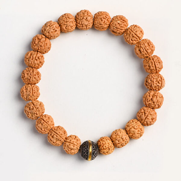Tibet Rudraksha Bodhi Seed Wealth Auspiciousness Bracelet - 图片 2